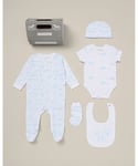 Rock A Bye Baby Dreamland Boys Print 5-Piece Hanging Gift Set - Sky Blue - Size 0-3M