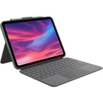 Logitech Combo Touch Tastatur til iPad 10,9" - Grå