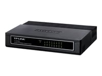 Tp-Link Tl-Sf1016d, Ohanterad, Fast Ethernet (10/100), Full Duplex, Väggmonterbar