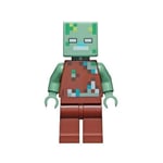 LEGO Minecraft Minifigure Drowned Zombie from 21247
