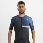 Sportful Bomber Jersey 3XL Black/Galaxy Blue