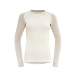 Devold Duo Active Merino 205 Ulltrøye Dame Raw White, XS