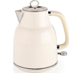 SALTER Retro EK5737CRM Jug Kettle - Cream, Cream