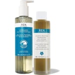 REN Atlantic Kelp Magnesium Body Wash & Toning Body Oil Duo Set NEW