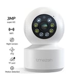 TMEZON 3MP IP Camera Wireless WIFI Indoor CCTV HD PTZ Smart Home Security IR Cam