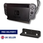 1PCS Black Wall Mount Holder for Nintendo Switch Bracket Shelf Organiser TV UK