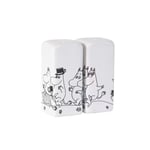 Salt & Peppar Mumin familjen 2-pack Vit