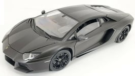 WELLY, LAMBORGHINI Aventador LP700-4 2011 noire mat, échelle 1/18, WEL18041W