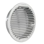 La ventilation gtap200r-y Grille ronde encastrable, aluminium, 230 mm