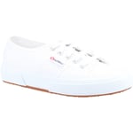 Superga 2750 Cotu Classic 100% Cotton WoMens White Trainers material_cotton - Size UK 4.5