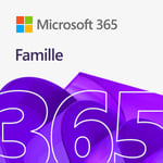 Microsoft 365 Famille - 6 utilisateurs - Renouvellement 1 an