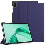 EasyAcc Coque Compatible avec Honor Pad X8A 11 Pouces 2024, Ultra Mince Smart Cover en Cuir Fonction Compatible avec Honor Pad X8a 2024 ‎Nadal-W09B Tablette, Bleu Foncé