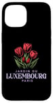 Coque pour iPhone 15 Luxembourg Garden Paris France Tulipes