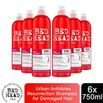 Bed Head by TIGI Urban Antidotes Resurrection Shampoo for Damaged Hair, 750ml