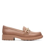 Clarks Femme Orinoco2 Edge Mocassins, Cuir Praline, 41 EU