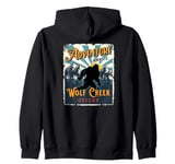 Wolf Creek Oregon USA Sasquatch Big Foot Bigfoot Souvenir Zip Hoodie