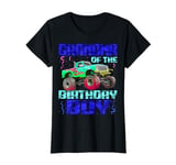 Grandma Of The Birthday Boy Monster Truck Bday Celebration T-Shirt