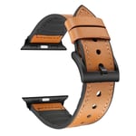 Apple Watch Series 4 40mm genuine leather watch band - Dark Brown