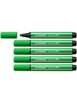 STABILO Pen 68 MAX - Felt-tip pen with thick chisel tip - leafy green