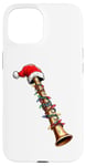 iPhone 15 Flute Instrument Christmas Hat Xmas Case