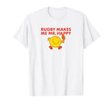 Mr. Men Little Miss Rugby Makes Me Mr Happy T-Shirt