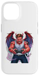 iPhone 14 Battle Scarred Devil Angel Unleashed Power Tee. Case