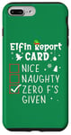 iPhone 7 Plus/8 Plus Christmas Nice Naughty Funny Xmas List Zero F's Given Case