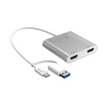 4712795086416 j5create JCA365-N USB-C® to Dual HDMI™ Multi-Monitor Adapter J5 Cr