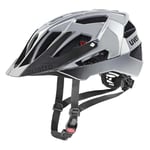 uvex Quatro Casque de vélo Unisex-Adult, Rhino Black, 52-57 cm