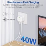 Head Fast Charging Charger Adapter For iPhone 13 12 PRO MAX 11 XS Samsung