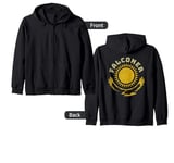 Falconer Hawking Design, Falconry Gifts, Hawking Clothing Zip Hoodie