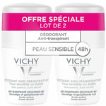 VICHY déodorant anti-transpirant peaux sensibles 100 ml Rouleau