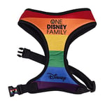 Cerdá - pour Les Fans de l'animal de Compagnie, Disney Pride Dog Harnais – Licence Officielle Disney, Multicolore, S/M