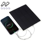 Chargeur Solaire Portable 20W Avec Ports De Sortie Usb Pliable