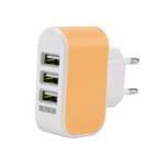 Mobilladdare USB Väggadapter USB Plug Adapter Tre USB Väggladdare Snabbladdare