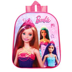 Barbie 3D Eva Backpack Kids School Bag Girls Pink Dolls Movie