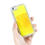 Liquid Neon Sand skal till iPhone 5/5s/SE - Orange