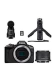 Canon Eos R50 Aps-C Mirrorless Camera Inc Rf-S 18-45Mm Lens Creator Kit - Black