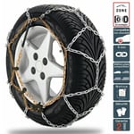 Trendy - Chaines à neige pneu 215/55R17 loi Montagne 9mm - Argent