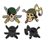 Cinereplicas One Piece - Set of 2 Zoro and Usopp Pins - Official License