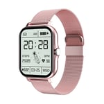 Montre Connect¿¿E Gt20 Pour Les Hommes Et Les Femmes",¿¿Cran Tactile,Moniteur D'activit¿¿ Physique,Bluetooth,Appels,Moniteur De Fr¿¿Quence Cardiaque,"Podom¿¿Tre - Type Pink Steel