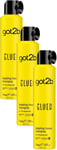 Got2b Glued Hairspray, BlastingFreeze Spray, SiliconeFree, Vegan - 300ml, 3-Pack