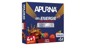 Gel energie apurna guarana cola 5x35g