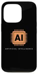 Coque pour iPhone 13 Pro Technologie de puce informatique intelligence artificielle IA