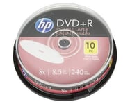 HP DRE00060WIP DVD+R DL vierge 8.5 GB 10 pc(s) tour imprimable