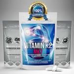 Vitamin K2 Pills, 100mcg x 30 Tablets MK-7 Bone & Cardiovascular Health UK Made