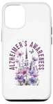 Coque pour iPhone 14 Porter Purple Alzheimer Sensibilisation Démence