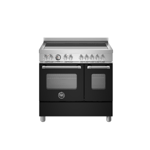 Bertazzoni MAS95I2ENEC Master Series 90cm Induction Top Electric Black Double Oven Range Cooker