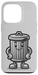 iPhone 13 Pro Garbage Trash Can Cartoon Character Design Case