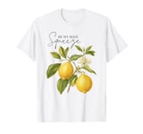 Be My Main Squeeze Vintage Lemon Pun Valentine T-Shirt